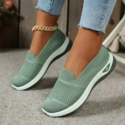 🔥Last Day Promotion 50% OFF🔥 - Mom Women's Breathable Knit Sneakers: Lightweight Comfort Every Step