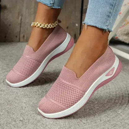 🔥Last Day Promotion 50% OFF🔥 - Mom Women's Breathable Knit Sneakers: Lightweight Comfort Every Step