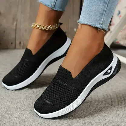 🔥Last Day Promotion 50% OFF🔥 - Mom Women's Breathable Knit Sneakers: Lightweight Comfort Every Step